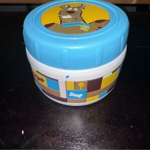 VINTAGE EXTREMELY RARE THERMOS HANNA BARBERA SCOOBY DOO BLUE YELLOW HARD TO FIND